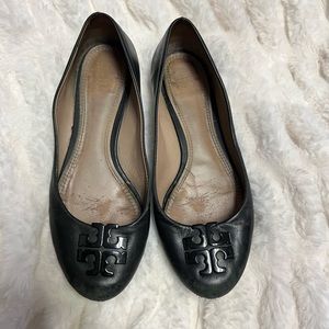 Black Tory Burch Flats